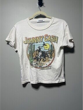 Daydreamer Johnny Cash Ghost Riders In The Sky Reverse Girlfriend Tee Stone S